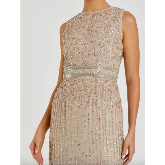 Mac Duggal Sequin Beaded Evening Gown – Size 10 (New with Tags) - Picture 9 of 9